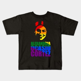 Alexandria Ocasio Cortez Shirt Kids T-Shirt